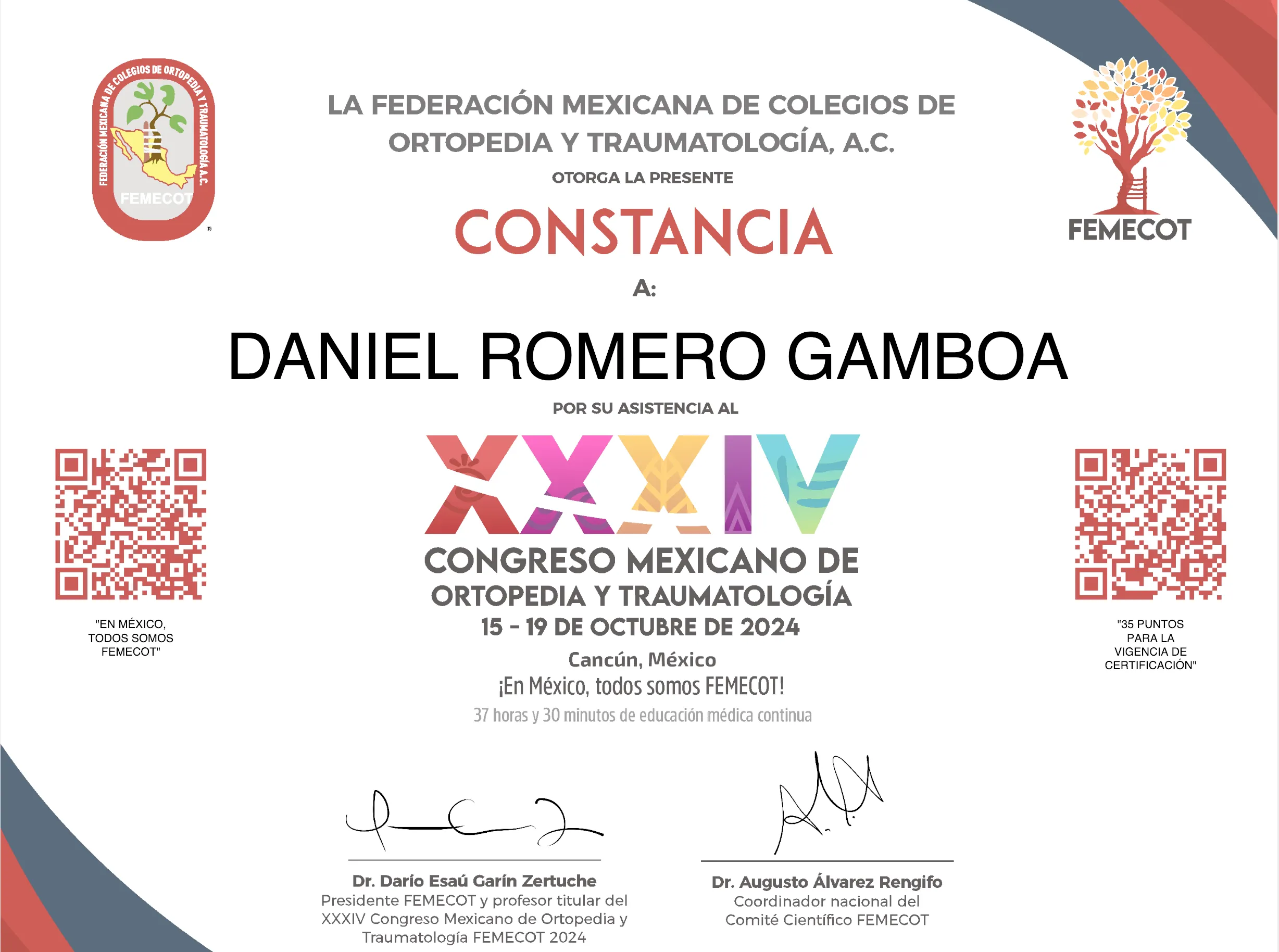 Constancia profesional